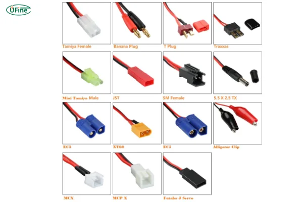lipo battery plug types