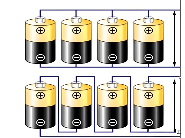 lithium battery pack in parallel and in series