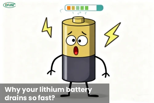 main reasons why your lithium battery drains so fast