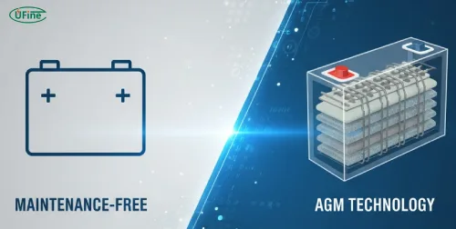 maintenance free battery vs agm battery