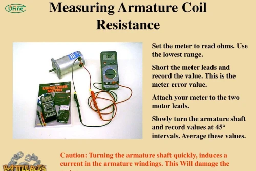 measuring armature coil resistance