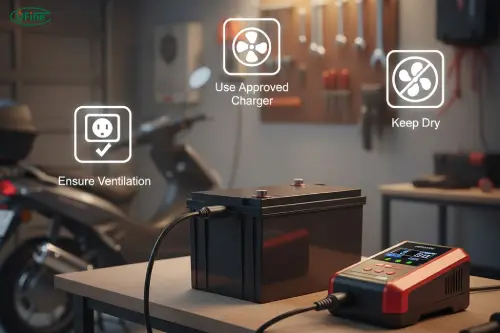 moped battery charging