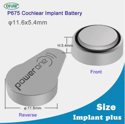 p675 cochlear implant battery