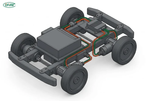 robot battery wiring