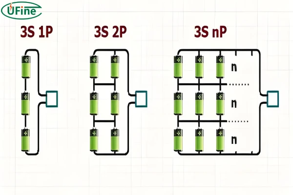 s and p in lithium battery packs
