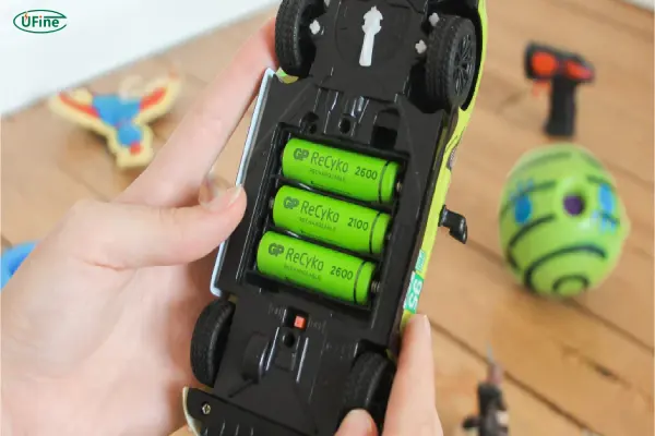 toy car battery affect the performance of a toy car