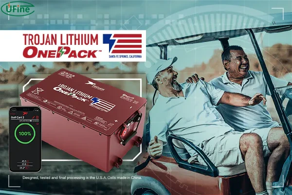 trojan golf cart battery