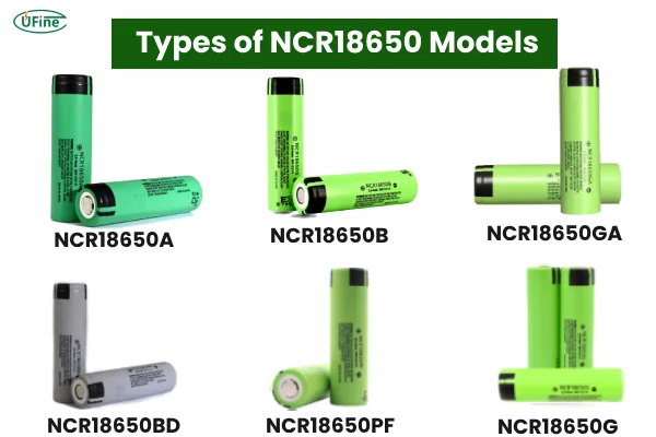 types of ncr18650 models