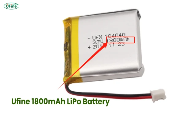ufine 1800mah lipo battery
