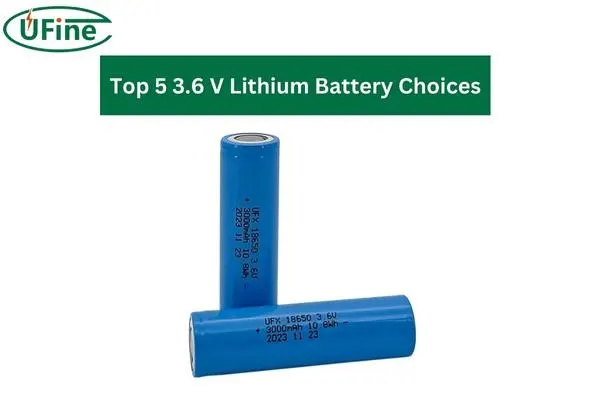 ufine 3.6 v lithium battery