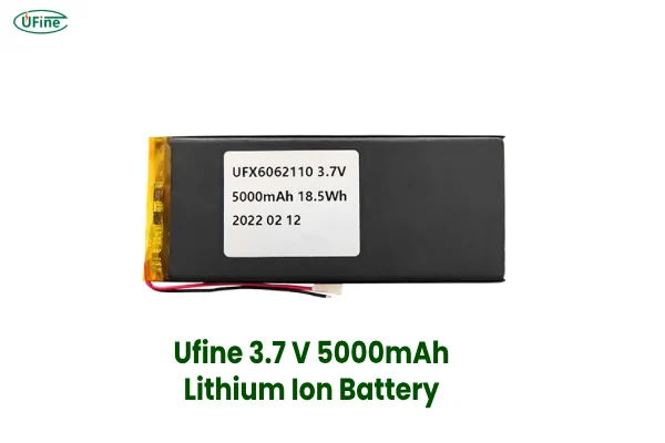 ufine 3.7 v 5000mah lithium ion battery