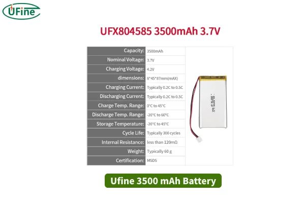 ufine 3500 mah battery