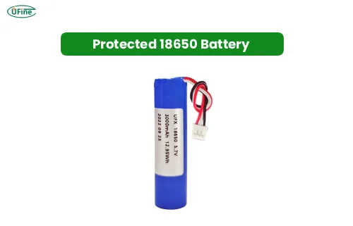protected 18650 battery