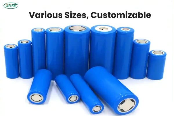 various sizes customizable