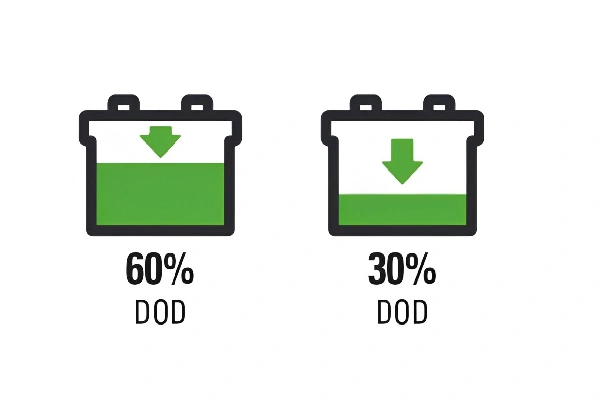 what does depth of discharge mean