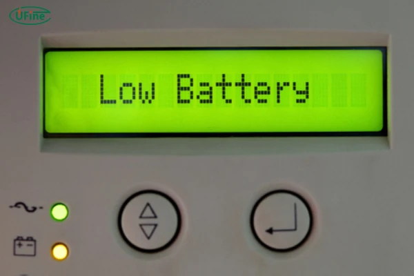 what does low battery mean