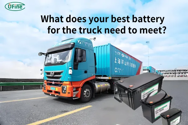 what does your best battery for the truck need to meet