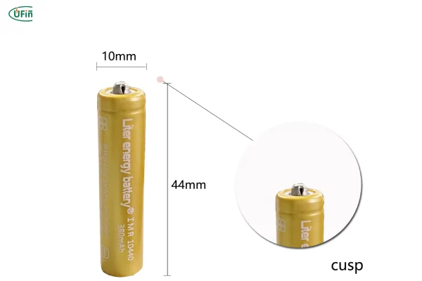 what is the 10440 battery size