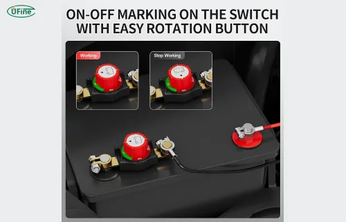 when should you turn a battery disconnect on or off