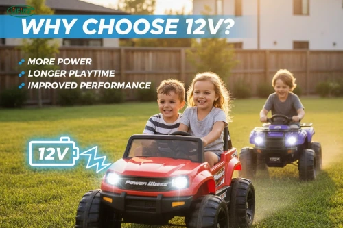 why 12v battery for power wheels