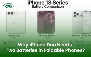 Why iPhone Duo Needs Two Batteries in Foldable Phones