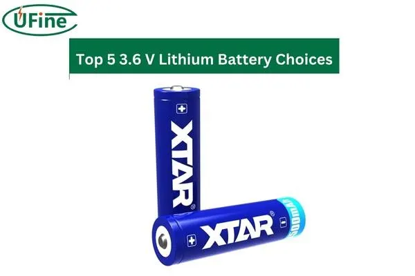 xtar 3.6 v lithium battery