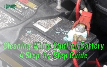 cleaning white stuff on battery a step by step guide