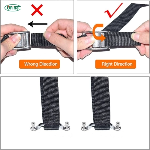 close up of strap tension adjustment on lifepo4 battery