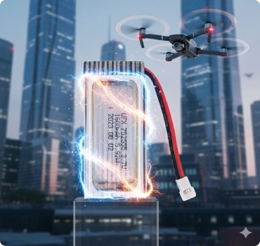 core strengths of the 752555 20c high rate battery