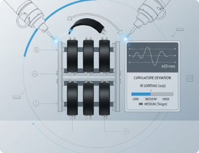 curved battery testing