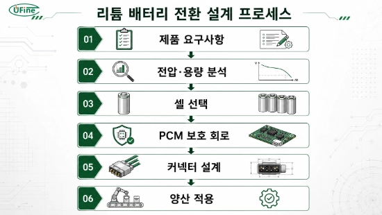 D형 건전지 대체용 맞춤형 리튬 배터리 설계 과정