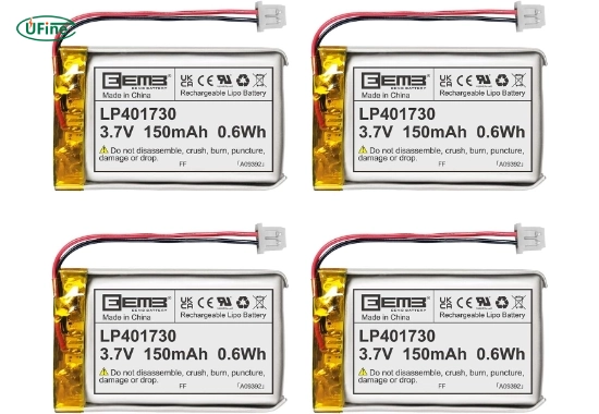 eemb 4x 3 7 v lipo battery 150mah 401730 rechargeable battery