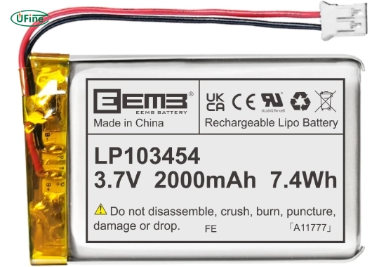 eemb lithium polymer battery 3 7 v 2000mah