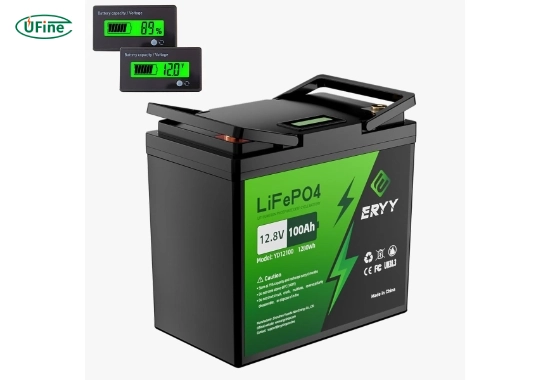 eryy 12 v 25ah plus 30ah lifepo4 battery