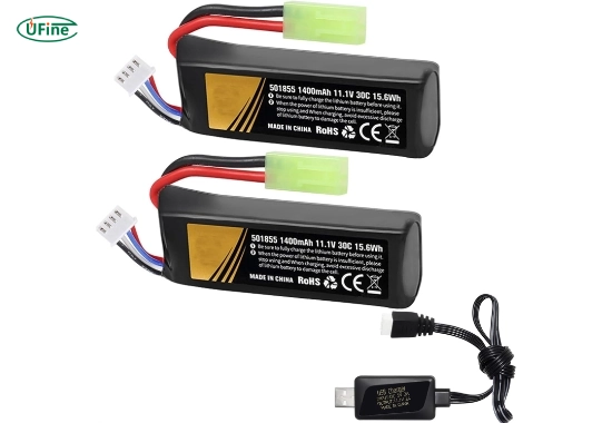 fraternize 11 1v lipo battery airsoft 1400mah lipo battery
