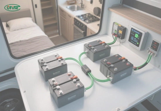 how do you balance batteries in a quadruple battery system