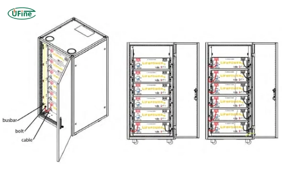 how does a server rack battery system work