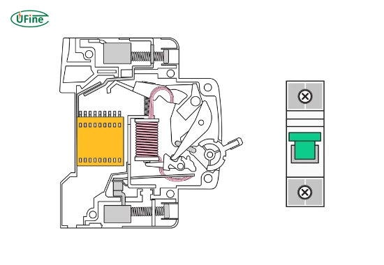 how does an amp breaker work