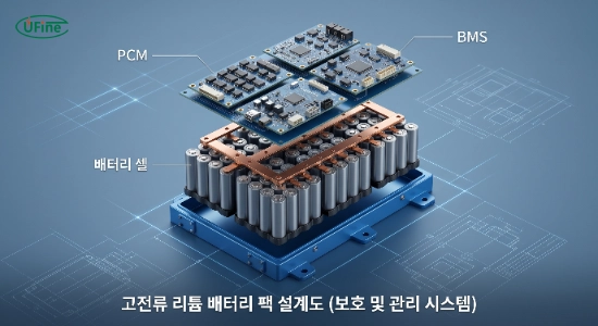 산업용 고전류 배터리 팩의 보호 회로와 BMS 통합 설계