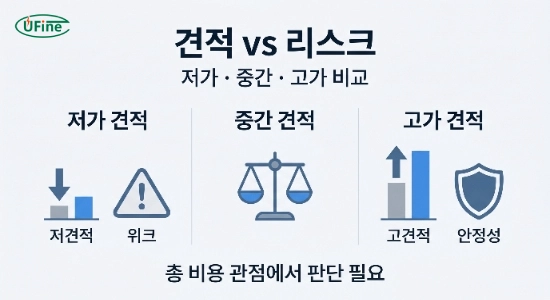 KC 인증 견적 가격과 리스크 비교 저가 중간 고가 분석 이미지