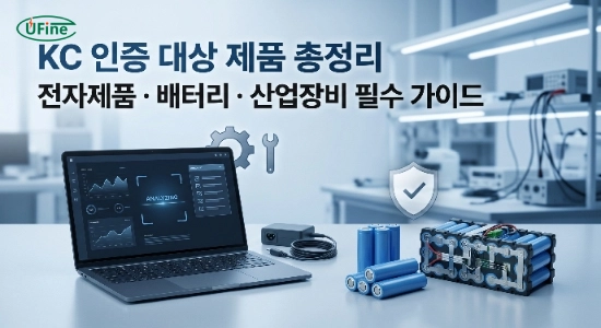 KC 인증 대상 전자제품 및 리튬 배터리 총정리 산업용 가이드 이미지