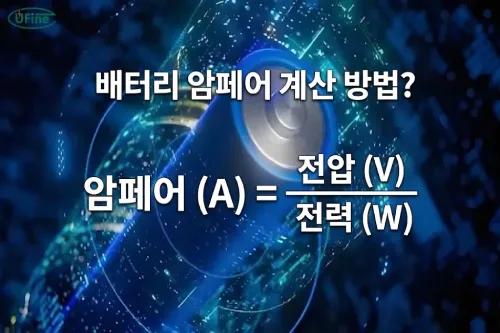 배터리 암페어는 어떻게 계산하나요
