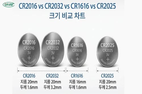 CR2016 vs CR2032 vs CR1616 vs CR2025