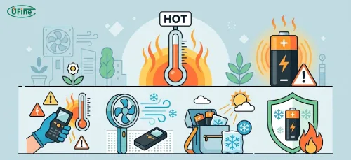 고온 환경에서 배터리를 안전하게 사용하는 법