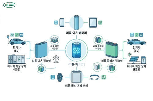 리튬 배터리 종류 구조