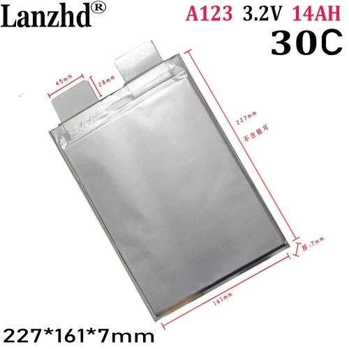 lanzhd official store 1 13pcs 3 2v lifepo4 a123 14ah prismatic pouch cell