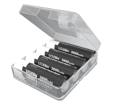 lclebm 3600mah flat top 3 7 v 30a rechargeable battery