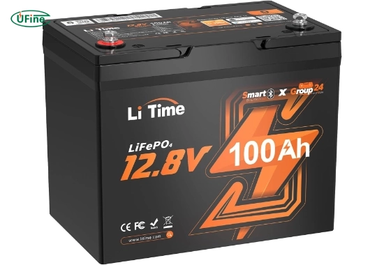 litime 12 v 100ah group 24 bluetooth lifepo4 battery