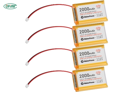 makerfocus 3 7 v 2000mah lithium rechargeable battery