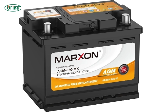 marxon group 47 h5 l2 start and stop car battery